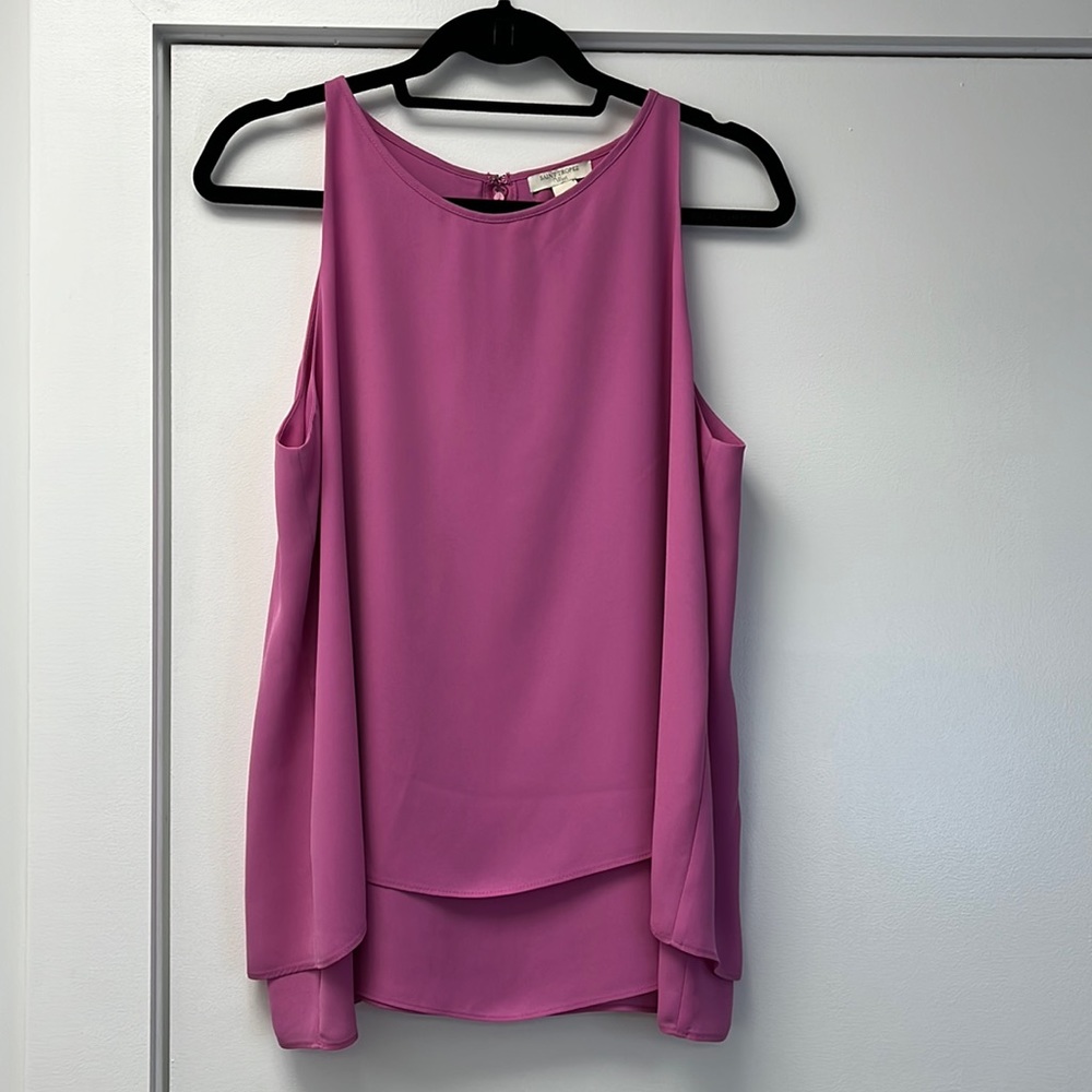 SAINT TROPEZ West Women’s sleeveless top - pink - size Large